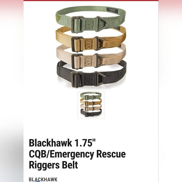 BLACKHAWK CQB RIGGER 41"-51" TAN BELT. SIZE LARGE. - Picture 1 of 4